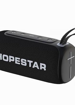 Портативна бездротова колонка hopestar p64 pro, 60w (2×30w), bluetooth 5.3, tws, захист ipx6, rgb-підсвічування, акумулятор 6000