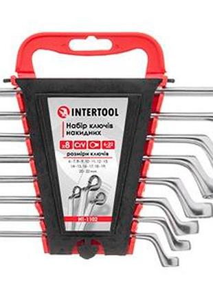 Набор накидных ключей intertool 8шт (6-22мм) (ht-1102)