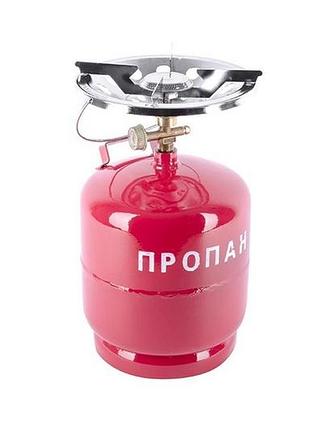 Плита турист intertool 8 л пропановий балон (gs-0008)