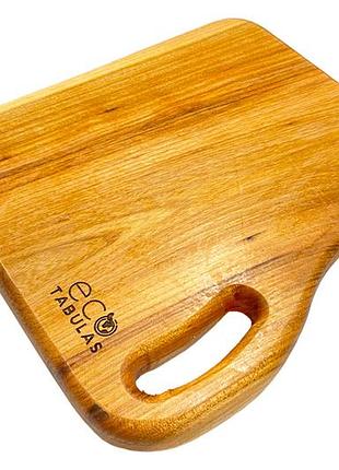 Доска разделочная eco tabulas 240 x 220 x 27мм кружка lux (ас33)