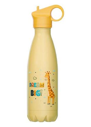 Термобутылка детская maestro 400мл giraffe (mr-1645-d)