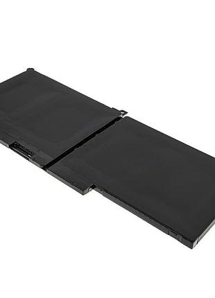 Батарея для ноутбука dell f3ygt (latitude: 7280, 7380, 7480, e7280, e7380, e7480) 7.6v 7200mah black