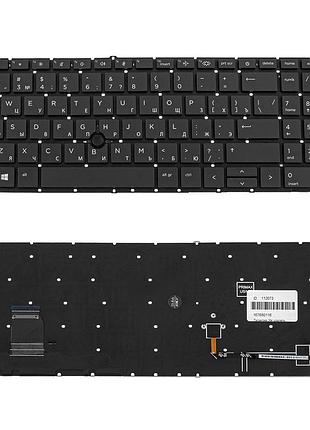 Клавиатура для ноутбука hp (probook: 850 g8, 855 g8) rus, black, без фрейма, с джойстиком
