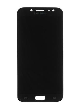 Дисплей для смартфона (телефона) samsung galaxy j7 (2017), sm-j730, black (в сборе с тачскрином)(без рамки)(service original)