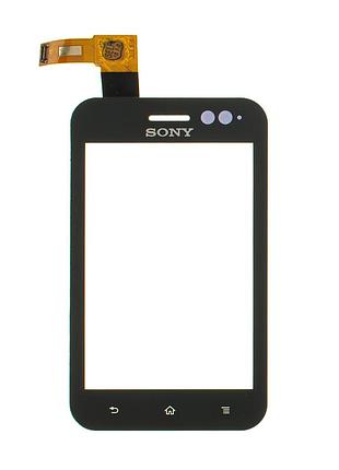 Тачскрин для sony st21i tipo, st21i2, black, оригинал