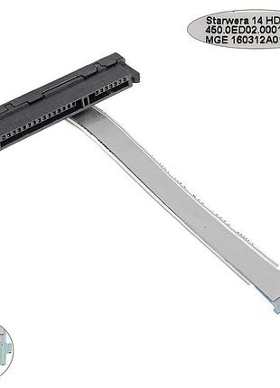 Шлейф жесткого диска ssd/hdd для ноутбука hp (14-cd), (450.0ed02.0001)