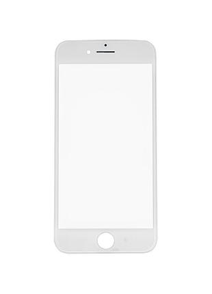 Стекло корпуса с рамкой для apple iphone 7, white, (оригинал)