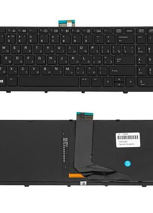 Клавиатура для ноутбука hp (zbook: 15 g2, 17 g22 series) rus, black, подсветка клавиш, без джойстика