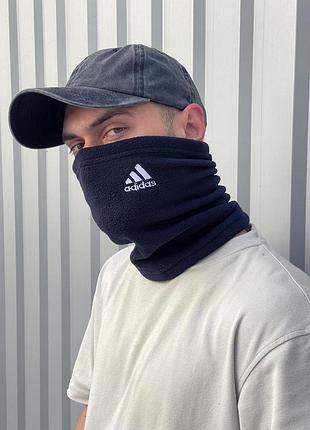 Баф флисовый синий adidas 5