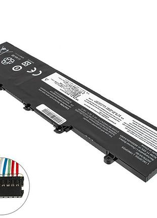 Батарея для ноутбука lenovo l19l3pd5 (thinkpad e14 gen 2, e15 gen 2) 11.55v 4650mah 54wh black