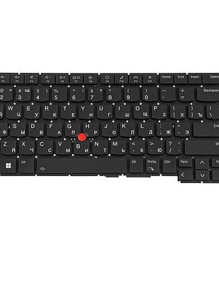 Клавиатура для ноутбука lenovo (thinkpad: e14 gen 5) rus, black, без фрейма, подсветка клавиш (оригинал)