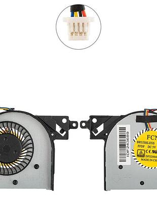 Оригінальний вентилятор для ноутбука hp pavilion x360 13-s000, 13-s100, dc 5v 0.5a, 4pin (fcn dfs400705pu0t) (кулер)
