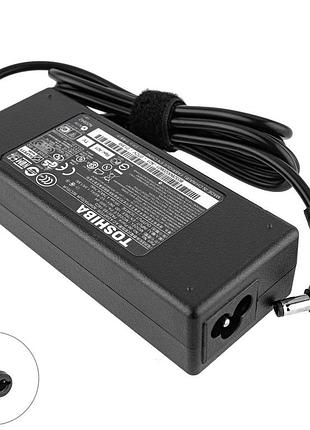 Блок питания для ноутбука toshiba 19v, 4.74a, 90w, 5.5*2.5мм, l-образный разъём, black (без кабеля!)