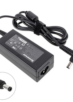 Блок живлення для ноутбука lenovo 20v, 2a, 40w, 5.5*2.5мм, 3 hole, l-подібний роз'єм, black (без кабеля!)