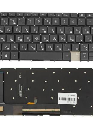 Клавиатура для ноутбука hp (elitebook x360: 1030 g8) rus, black, без фрейма, подсветка клавиш