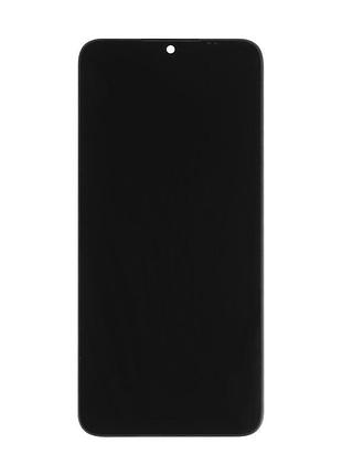 Дисплей для смартфона (телефону) xiaomi redmi 9a, redmi 9c, midnight black (у зборі з тачскріном)(з рамкою)(service original)