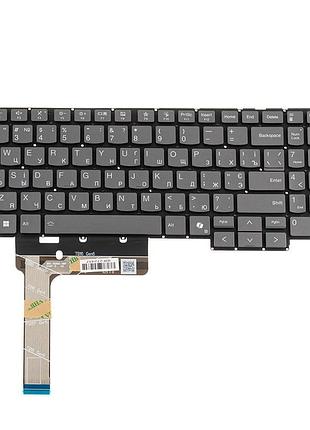 Клавиатура для ноутбука lenovo (ideapad pro: 5 16akp10 series), ukr, black, без фрейма, подсветка клавиш