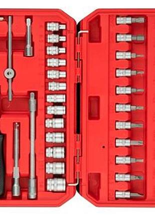 Набір інструменту intertool 1/4" x 48од red (et-9048) 2