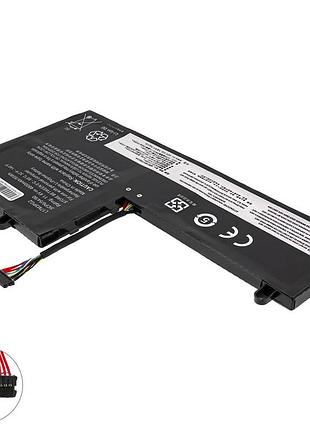 Батарея для ноутбука lenovo l17l3pg1 long cable 80mm (legion: y530-15ich, y530-15ichg) 11.4v 4750mah 55wh black