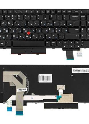 Клавиатура для ноутбука lenovo (thinkpad: t570, t580) rus, black