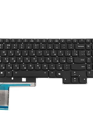 Клавиатура для ноутбука lenovo (legion pro 7 16 series), ukr, black, без фрейма, подсветка клавиш (rgb) (copilot)