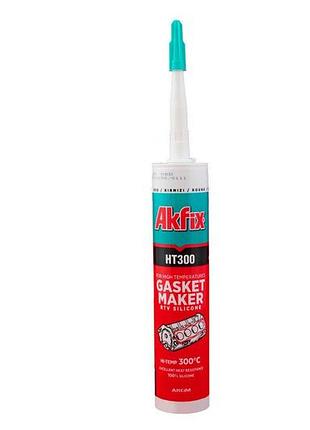 Силикон akfix rtv 310 мл красный (ht300) (sa075.)