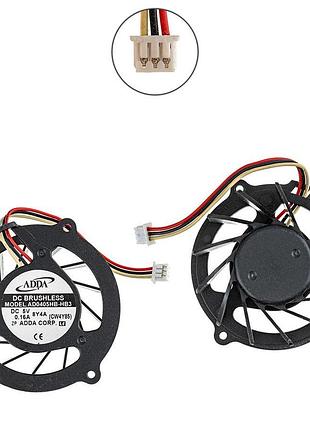 Оригінальний вентилятор для ноутбука samsung x06, dc 5v 0.16a, 3pin (adda brushless ad0405hb-hb3 cw4y85-gd) (кулер)