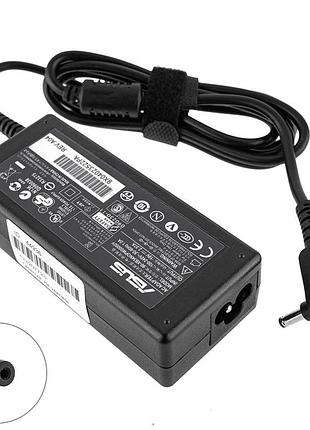 Блок питания для ноутбука asus 19v, 2.37a, 45w, 4.0*1.35мм, black, l-образный разъём, black, rectangular