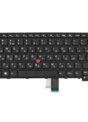 Клавиатура для ноутбука lenovo (thinkpad: e450, e450c, e455 series) rus, black