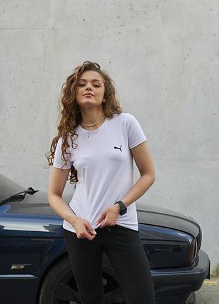 Женская футболка puma белая