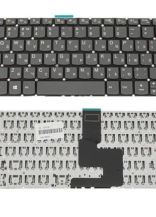 Клавіатура для ноутбука lenovo (ideapad 320-14 series) rus, onyx black, без фрейма