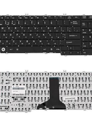Клавиатура для ноутбука toshiba (c650, c655, l650, l655, c660, l670, l675) ukr, black
