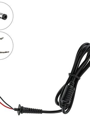 Dc кабель питания для бп samsung 90w 3.0x1.0мм, l-образный штекер, l-образный вход в бп (от бп к ноутбуку)
