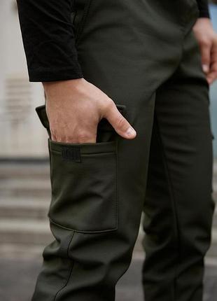 Брюки мужские soft shell intruder хаки m 5
