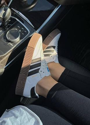 Adidas samba white premium 3