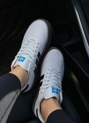 Adidas samba white premium 4