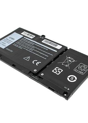 Батарея для ноутбука dell jk6y6 (inspiron 5301, 5401, 5408, 5409, 5508) 11.4v 3600mah 41wh black
