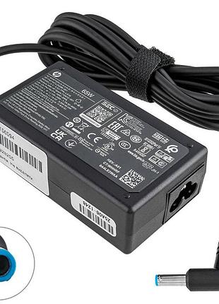 Оригинальный блок питания для ноутбука hp 19.5v, 3.33a, 65w, 4.5*3.0-pin, black, rectangular