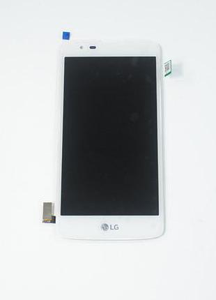 Дисплей для смартфона (телефона) lg k8 k350e, white (в сборе с тачскрином)(без рамки)