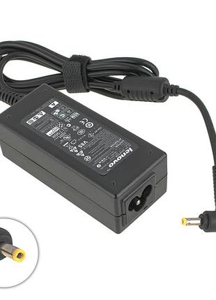 Блок живлення для ноутбука lenovo 20v, 2.25a, 45w, 4.0*1.7мм, l-подібний роз'єм, black, rectangular