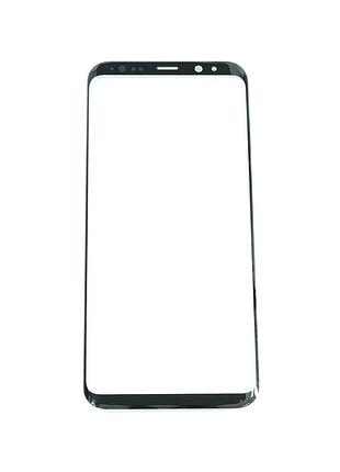 Скло корпусу для samsung g955f galaxy s8 plus, midnight black, оригінал