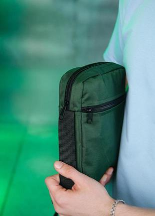 Барсетка stone island 1000d зелена # 5