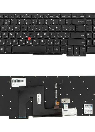 Клавиатура для ноутбука lenovo (thinkpad: s531, s540) rus, black, без фрейма, подсветка клавиш