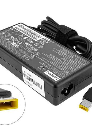 Оригінальний блок живлення для ноутбука lenovo 20v, 6.75a, 135w, usb+pin (square 5 pin dc plug), black, rectangular