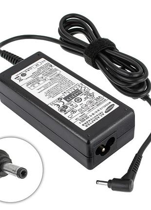 Блок питания для ноутбука samsung 19v, 3.16a, 60w, 3.0*0.8mm, black, l-образный разъём (samsung ultrabook series 5, chromebook