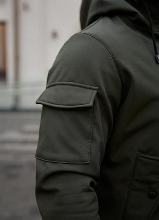 Куртка чоловіча soft shell intruder хакі 4