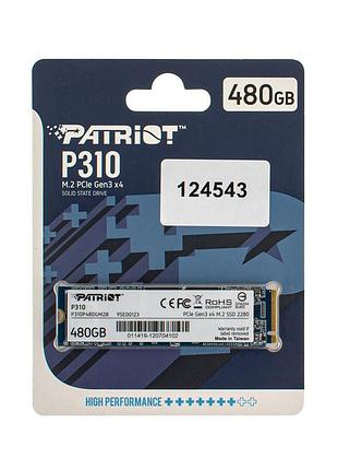 Жорсткий диск m.2 2280 ssd 480gb patriot p310 series (p310p480gm28)