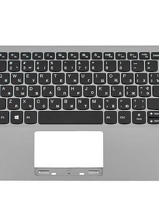 Клавиатура для ноутбука lenovo (ideapad 120s-11iap keyboard+передняя панель) rus, silver