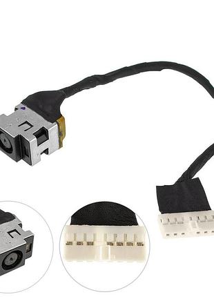 Б.у. разъем питания mpj135 hp (compaq: cq62, cq56) c кабелем 602282-001