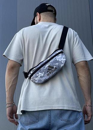 Бананка-сумка adidas пиксель 4
